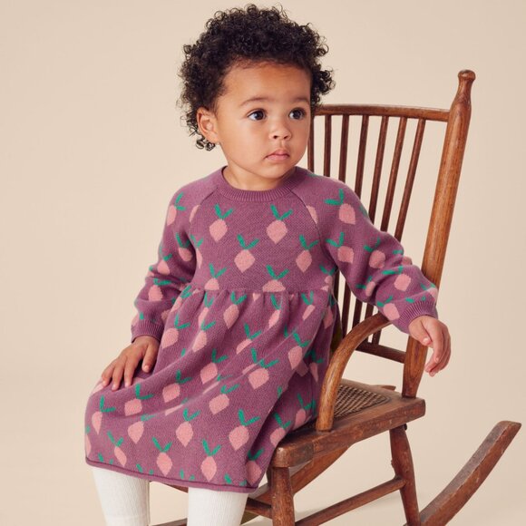 NWT Tea Collection Petite Radishes Sweater Dress - Picture 4 of 8